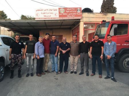 برطعة | وفد من الارتباط العسكري الفلسطيني يزور البلدة